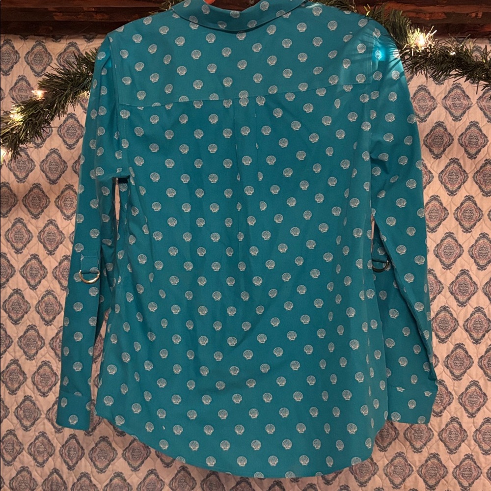 Chicos Button Down Blouse Size Small - image 8